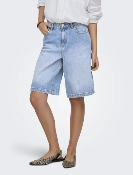 ONLZAGU-DORSI MID LONG SHORTS DNM AZG