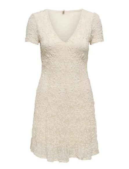 ONLALBINA S/S V-NECK SHORT DRESS JRS