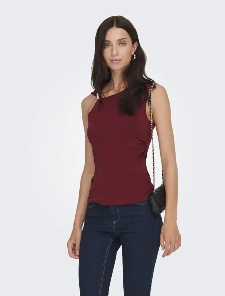 JDYMISTY S/L ASSYMETRIC TOP JRS