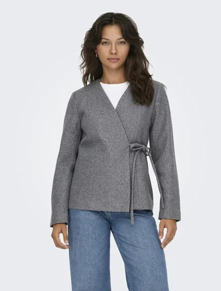 ONLAUGUSTA BELTED WRAP JACKET OTW