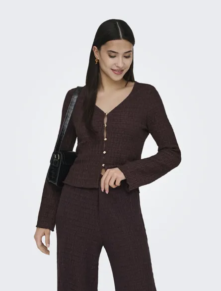 ONLILSE L/S CARIDGAN STRUC JRS