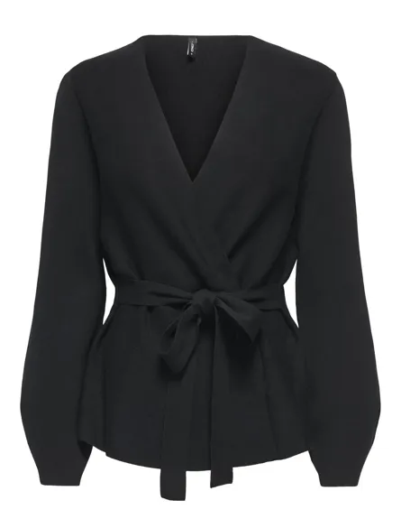 ONLELEA LIFE LS WRAP CARDIGAN OS EX KNT