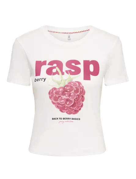 ONLPRINCESS S/S O-NECK TOP CS JRS