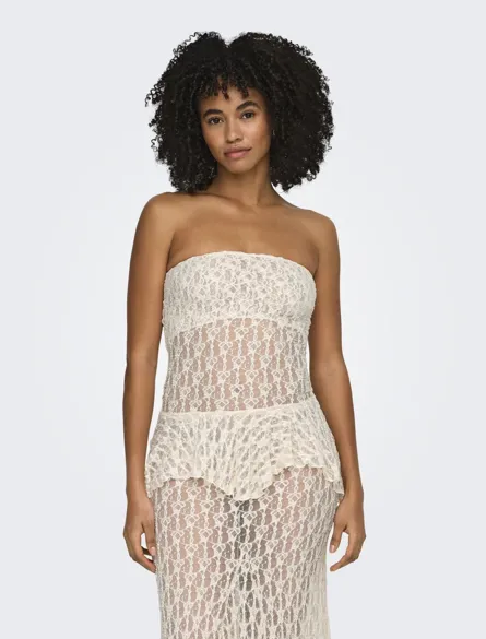 ONLAYA TUBE LACE TOP JRS