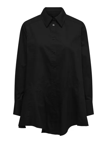 STUVENCE OVERSIZE L/S FLOUNCE SHIRT WVN