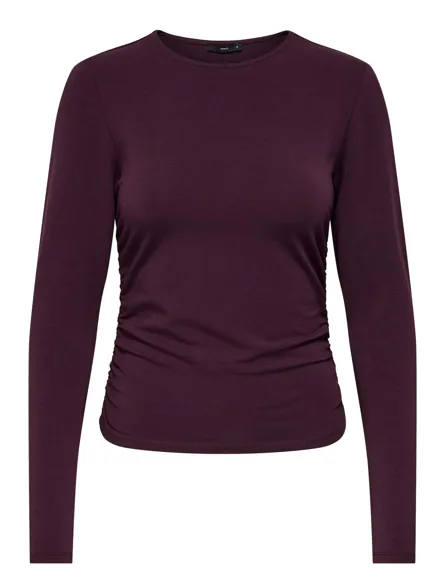 ONLMIRA LIFE L/S RUCHING TOP JRS NOOS