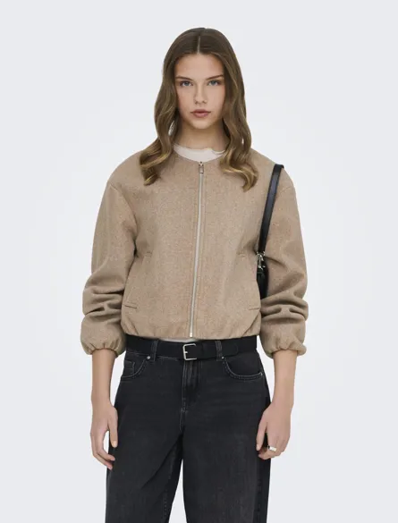 ONLTRILLION L/S BALLOON BOMBER PNT NOOS