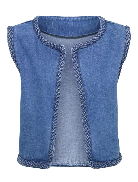 ONLMARILYN BRAIDED WAISTCOAT DNM YOR