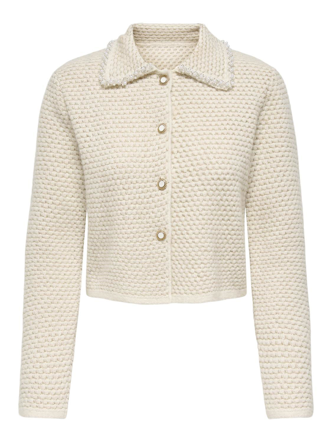 PGRONJA L/S JAQUARD CARDIGAN KNT