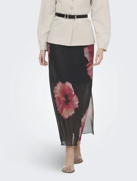 JDYLEA MESH LONG SKIRT JRS EXP