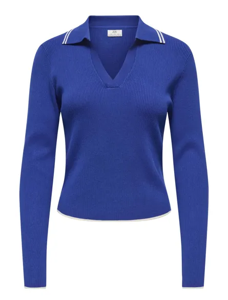 JDYNANNA L/S SHORT COLLAR PULLOVER KNT