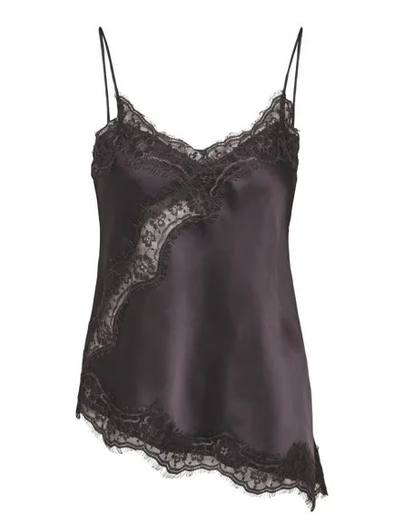 JDYFIFI S/L ASYM LACE SINGLET WVN EXP