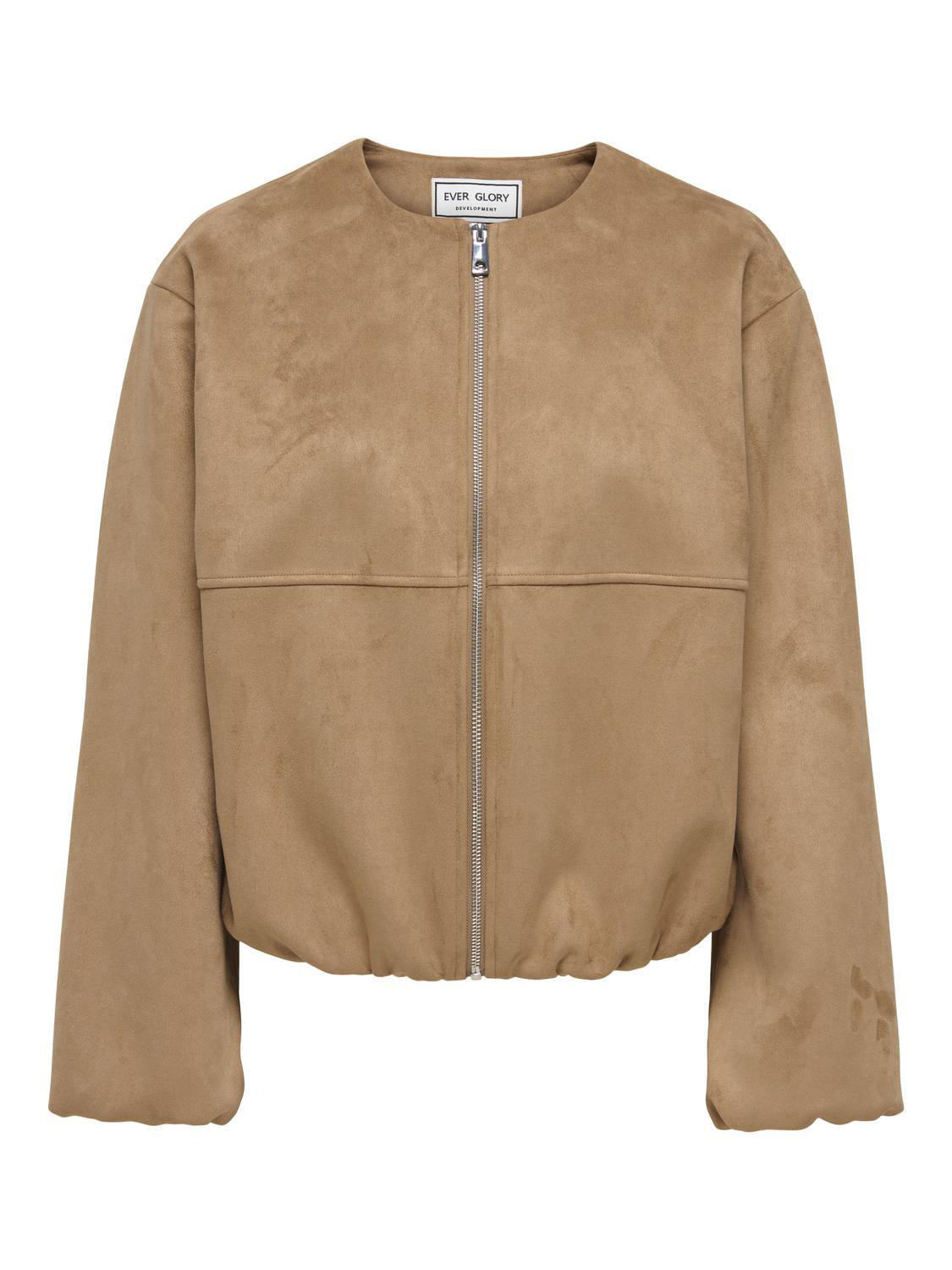 STUSAVA FAUX SUEDE BOMBER JACKET OTW