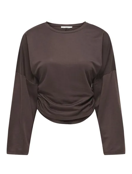 PGNATASCHA L/S RUCHED T-SHIRT JRS