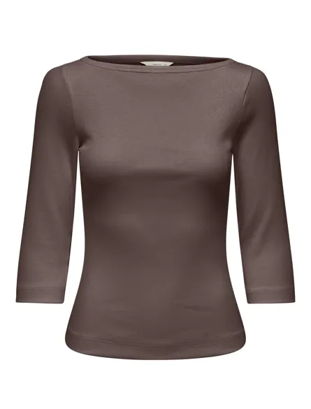 PGMOLLY 3/4 BOATNECK TOP JRS