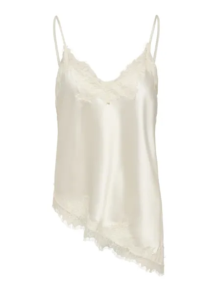 ONLBELLA STRAP SATIN LACE TOP WVN EX