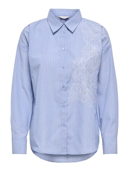 PGNAOMI L/S EMB SHIRT WVN