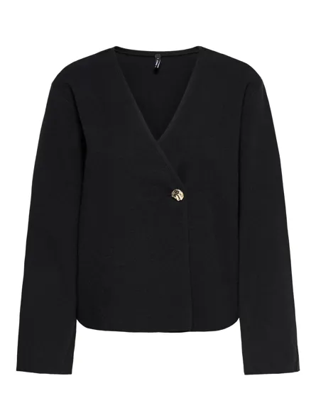 ONLJING LS VNECK ONE BUTTON CARDI EX KNT