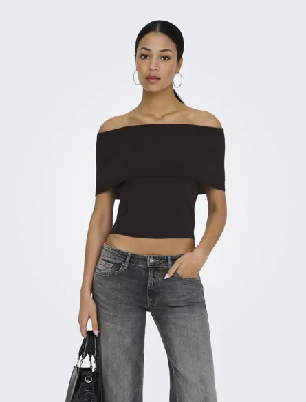JDYASTRA 2/4 OFF SHOULDER PULLOVER KNT