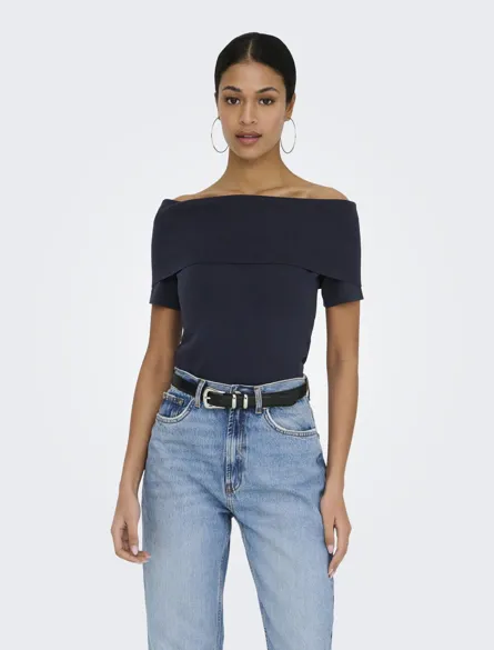 JDYASTRA 2/4 OFF SHOULDER PULLOVER KNT