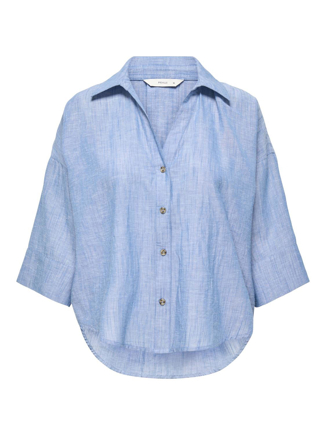 PGZIRA 3/4 SHIRT WVN