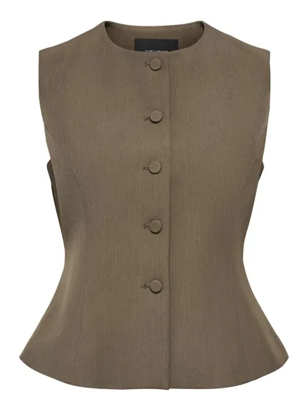 STUSERVA PEPLUM VEST TLR UG