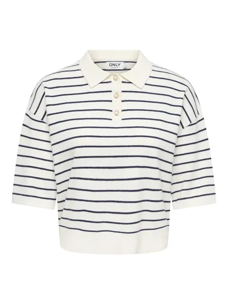 PGKAMMI S/S POLO TOP KNT