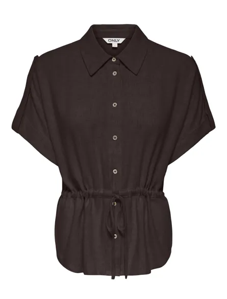 ONLSIESTA SS LIN BL UTILITY SHIRT PNT OS