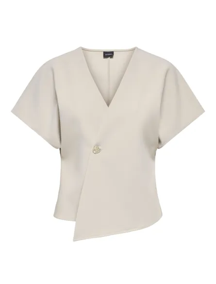 STUCASSIA S/S 1-BUTTON CARDIGAN WVN