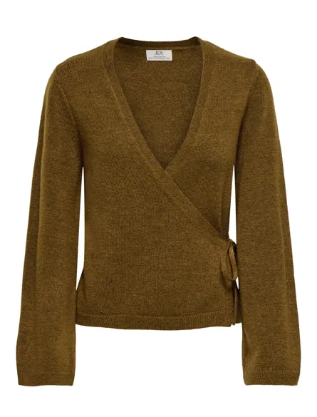 JDYBECKY L/S WRAP CARDIGAN KNT