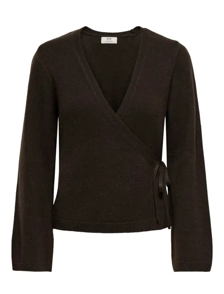 JDYBECKY L/S WRAP CARDIGAN KNT