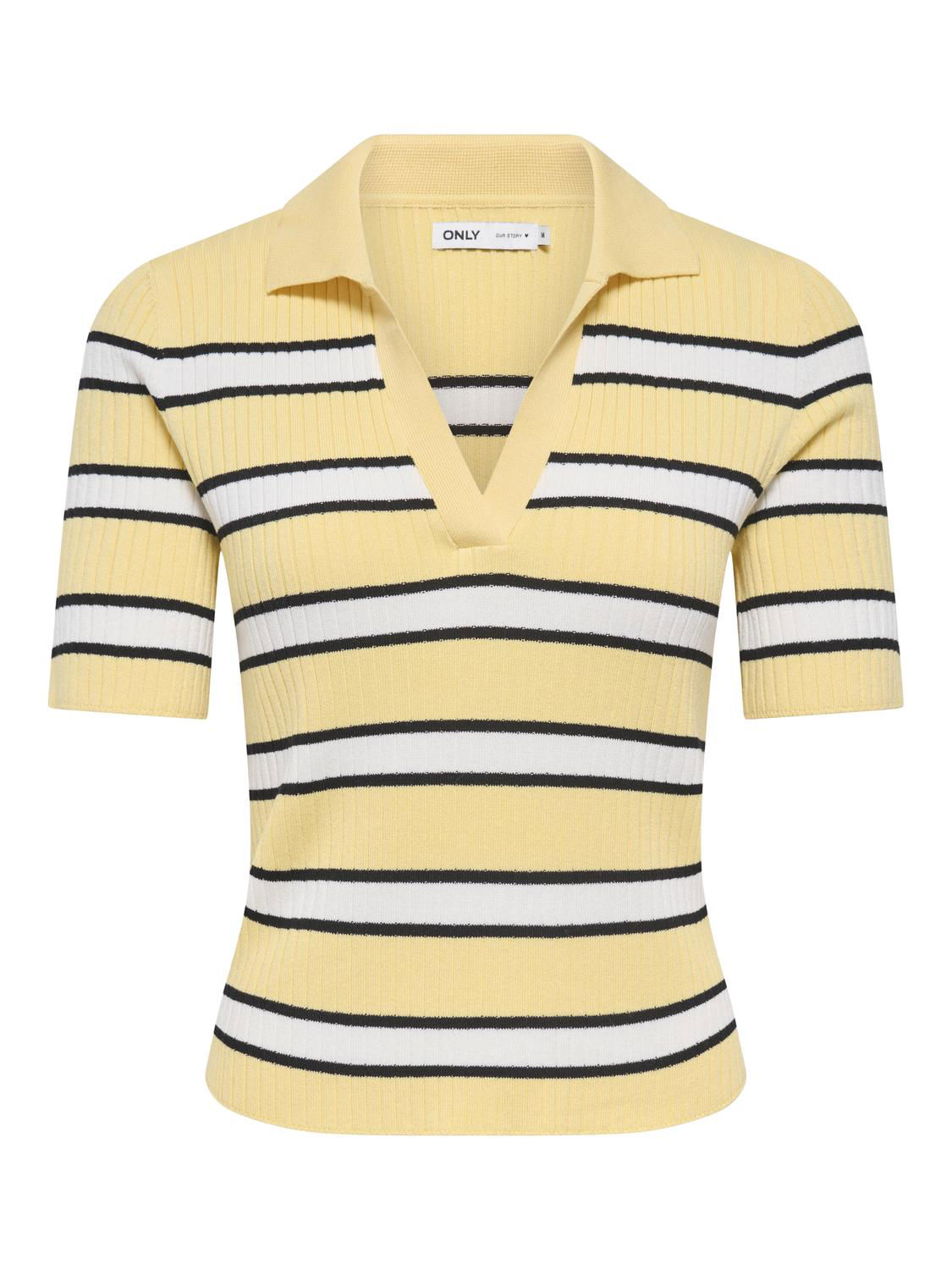 ONLKAYA SS POLO STRIPE OS EX KNT