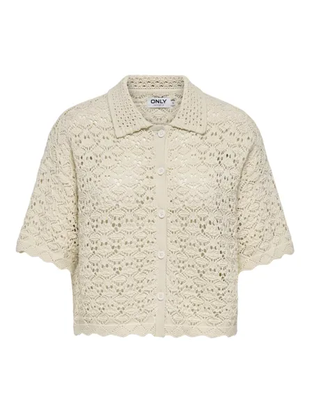 PGLAUREN S/S CARDIGAN KNT