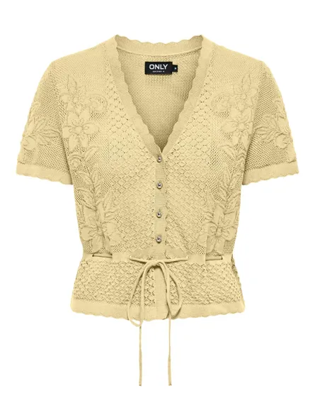 PGSKYLAR S/S CARDIGAN KNT