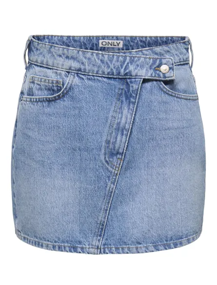 ONLLUCKY UNEVEN MINI SKIRT DNM AZG