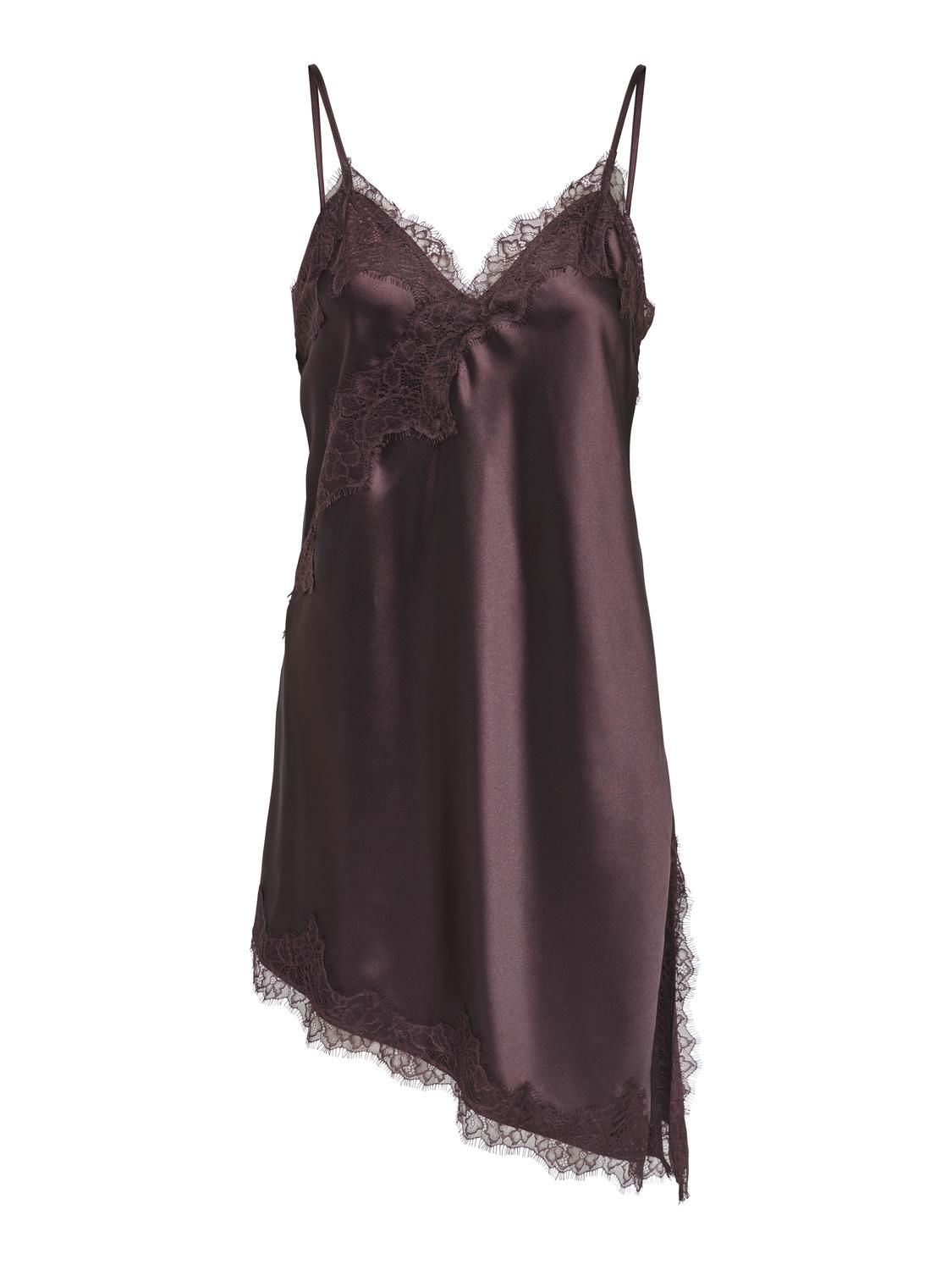 ONLBELLA SLANTED SATIN LACE DRESS WVN