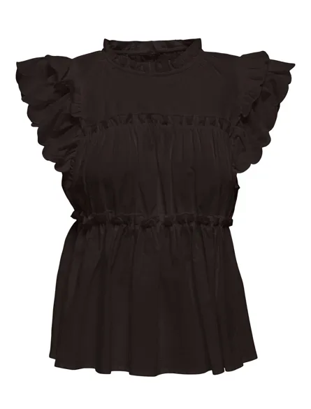 STUVIENNA S/L FLOUNCE TOP WVN