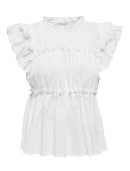 STUVIENNA S/L FLOUNCE TOP WVN