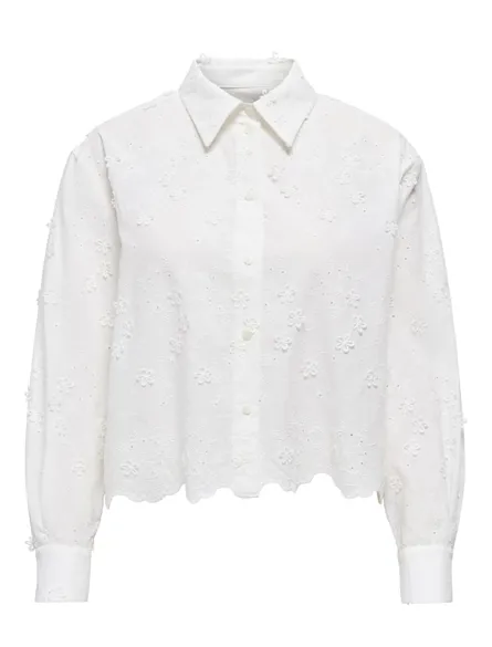 STUSELMA L/S EMB SHIRT WVN