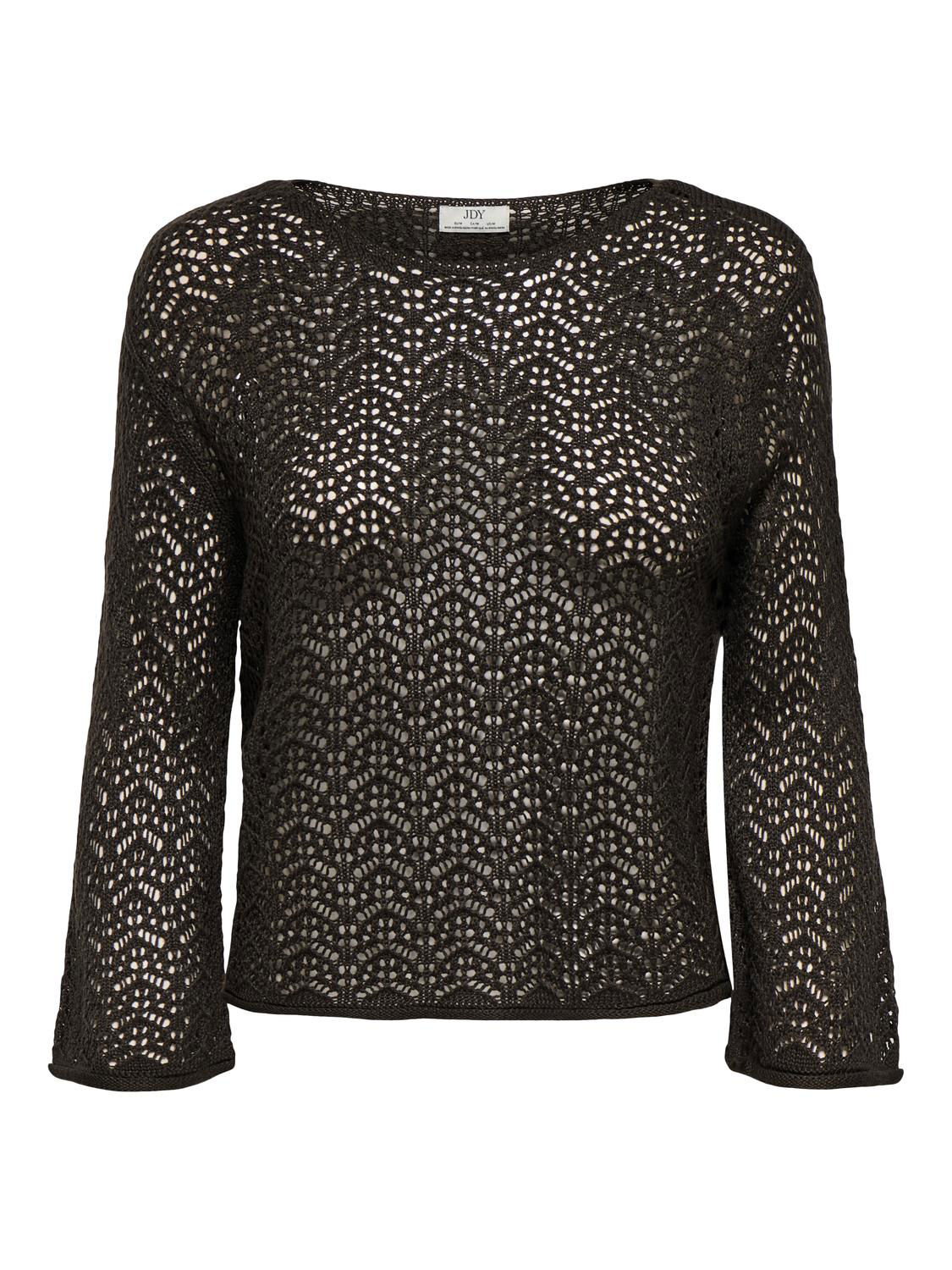 JDYMIKA 3/4 BOAT NECK PULLOVER KNT NOOS