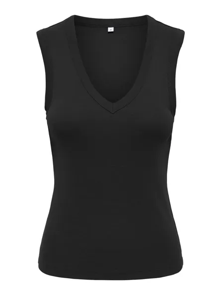 ONLRINA V-NECK TANK TOP S/L JRS NOOS