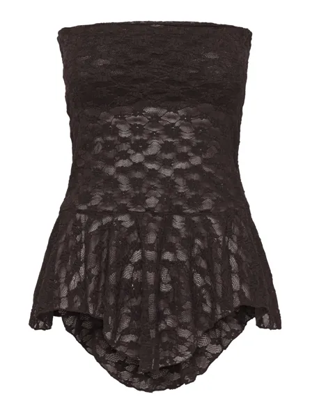 STUSIA CORSAGE LACE FLOUNCE TOP JRS