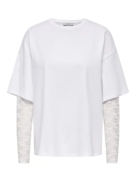 PGELLY L/S TWO IN ONE TOP JRS