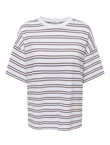 ONLLISA STRIPE S/S TOP JRS