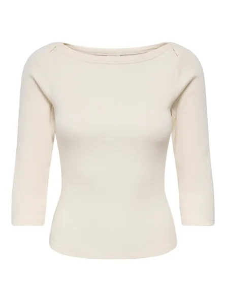 JDYMALLI 3/4 BOATNECK TOP JRS NOOS