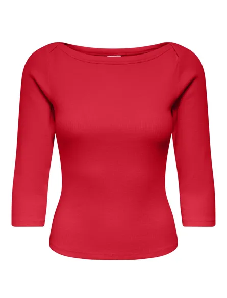 JDYMALLI 3/4 BOATNECK TOP JRS NOOS