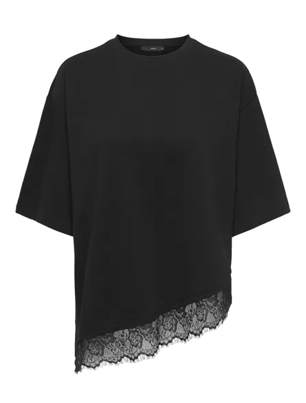 PGLUNA S/S LACE T-SHIRT JRS