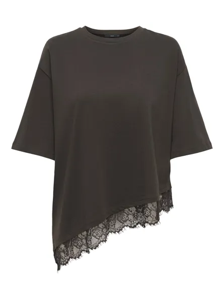 PGLUNA S/S LACE T-SHIRT JRS