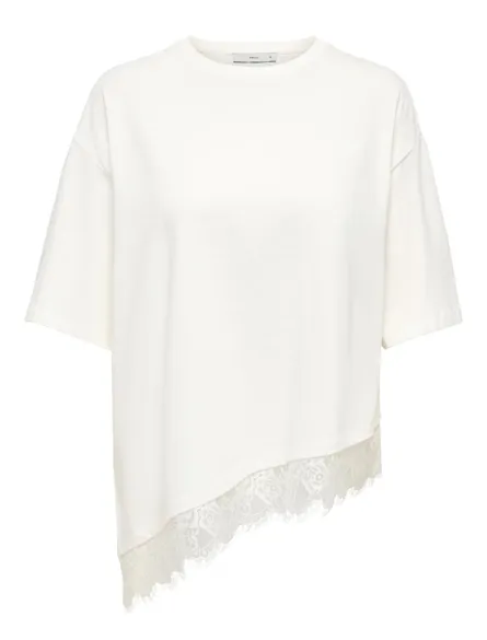 PGLUNA S/S LACE T-SHIRT JRS