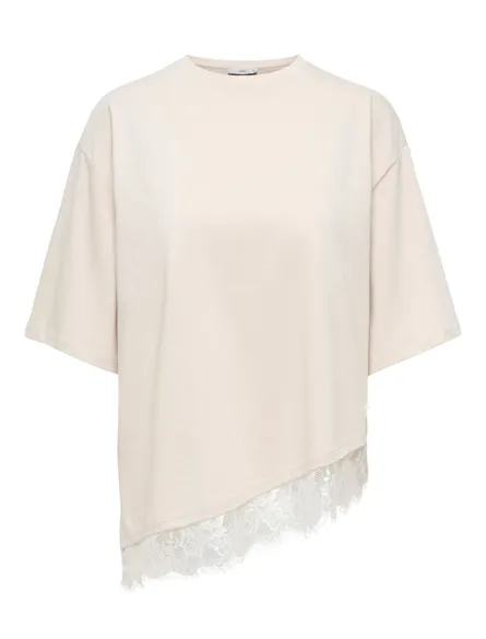 PGLUNA S/S LACE T-SHIRT JRS